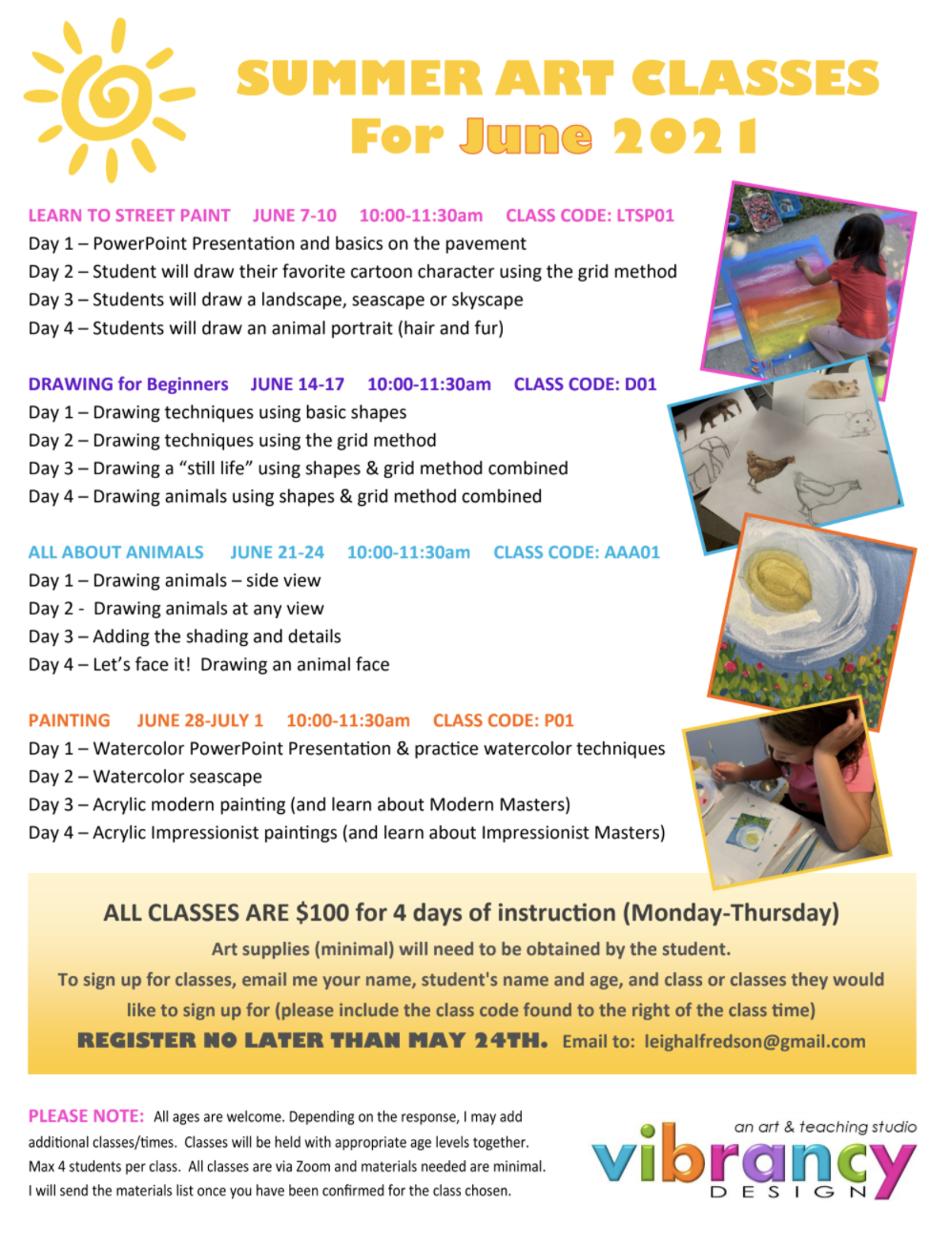 Online Summer Art Classes Percy Priest Elementary