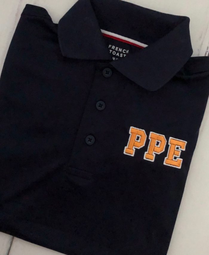 Boys Navy Sport Collared Shirt