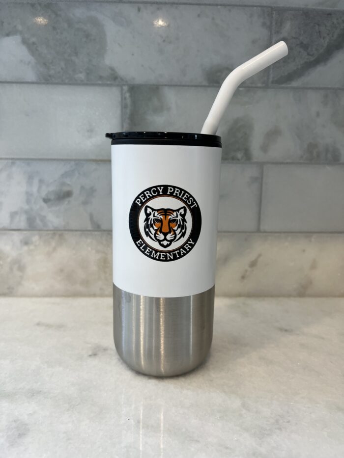 18 oz. Insulted Cup With Lid and Straw