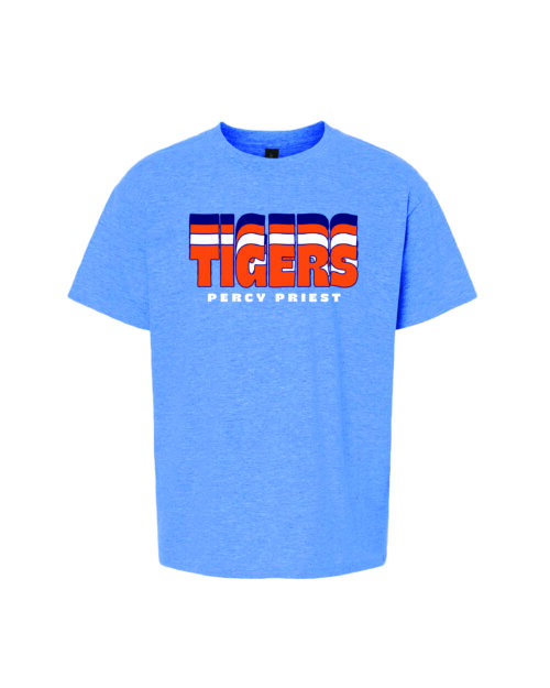 Youth TIGERS heathered blue Shirt