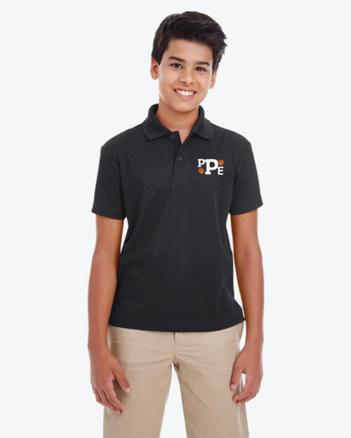 PPE black polo
