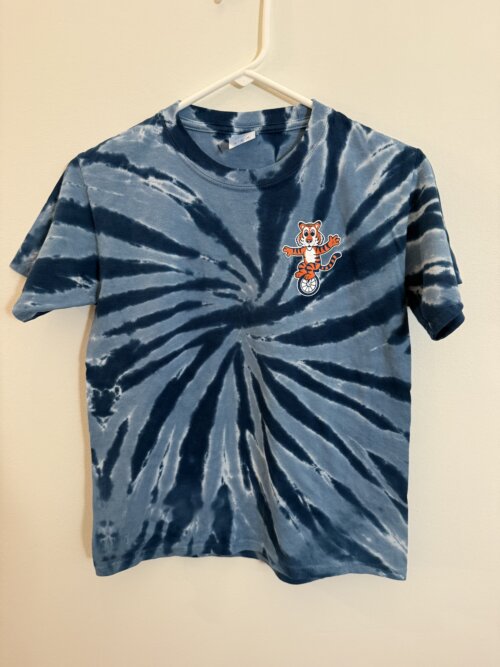 Navy tie-dye Unicycle shirt